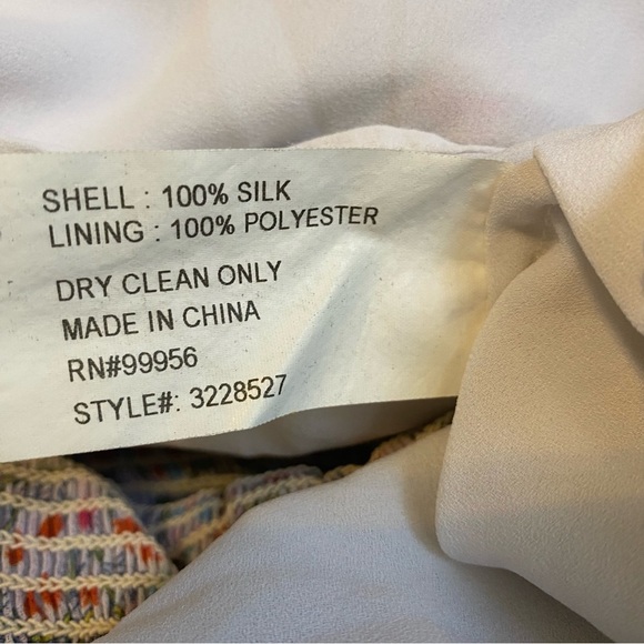 Shoshanna Smocked Off Shoulder Rita Floral Paisley Print Mini Blouson Dress Sz 8 - Picture 8 of 8